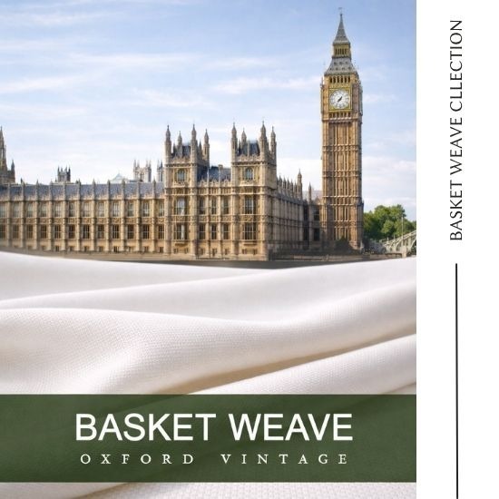 BASKET WEAVE CLLECTION จำหน่ายผ้าคอตตอนและโพลีเอสเตอร์ ตัดเสื้อเชิ้ต